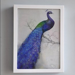 Pintura contemporânea moderna integrada, recurso de pintura contemporânea para arandelas de parede com luz ambiente