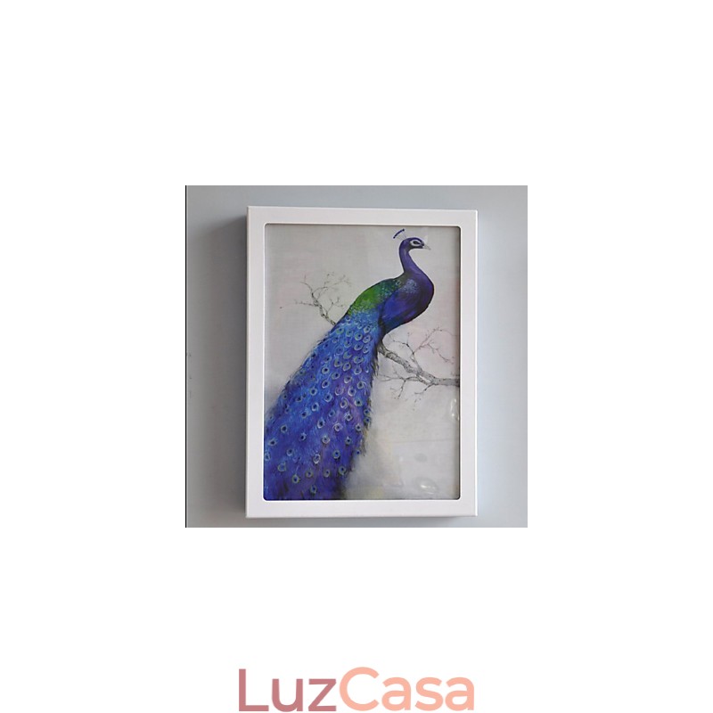 Pintura contemporânea moderna integrada, recurso de pintura contemporânea para arandelas de parede com luz ambiente