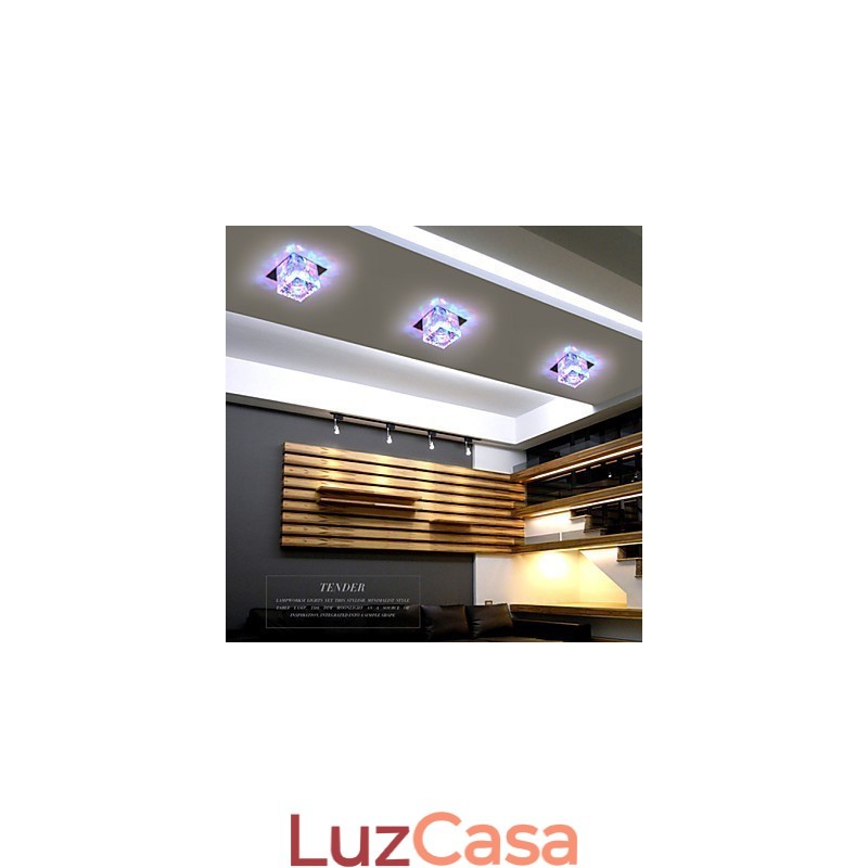 Lâmpada de cristal Smd CreativeTube Spotlight Absorve luz de cúpula
