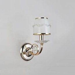 Luminária de parede moderna contemporânea galvanizada para proteção ocular, arandela de luz ambiente, luminária de parede