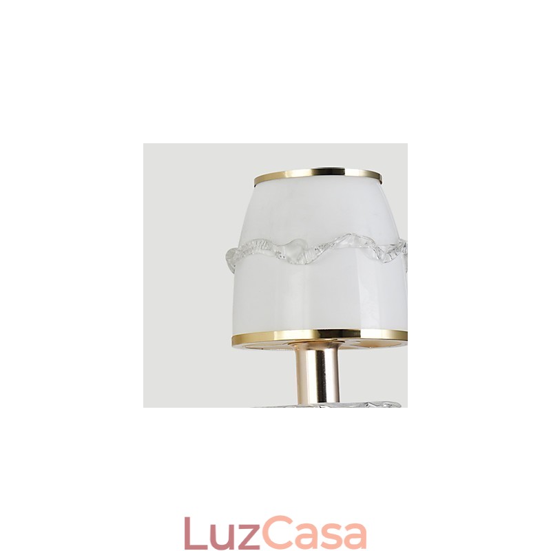 Luminária de parede moderna contemporânea galvanizada para proteção ocular, arandela de luz ambiente, luminária de parede