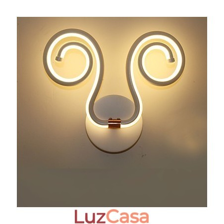 Luminária de parede de alumínio simples e moderna, luminárias criativas de cabeceira para corredor Luminária de parede de alumínio simples e moderna, luminárias criativas de cabeceira para corredor