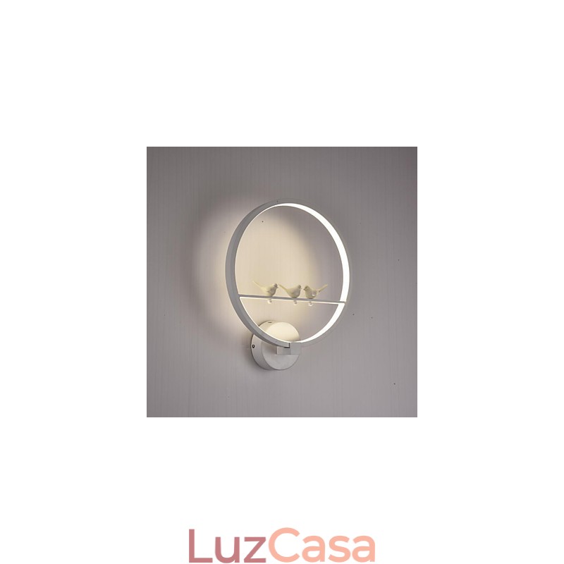 Arandelas de parede modernas e contemporâneas integradas para estilo mini, luz ambiente, luz de parede