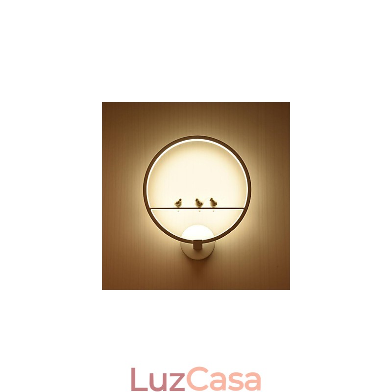 Arandelas de parede modernas e contemporâneas integradas para estilo mini, luz ambiente, luz de parede