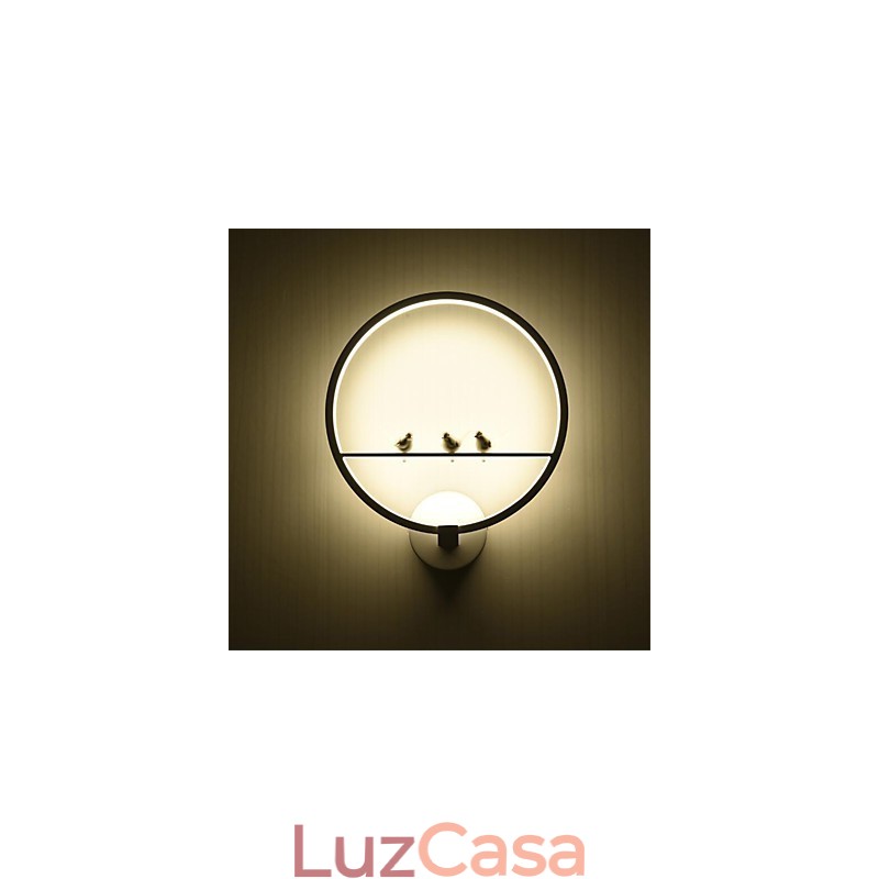 Arandelas de parede modernas e contemporâneas integradas para estilo mini, luz ambiente, luz de parede