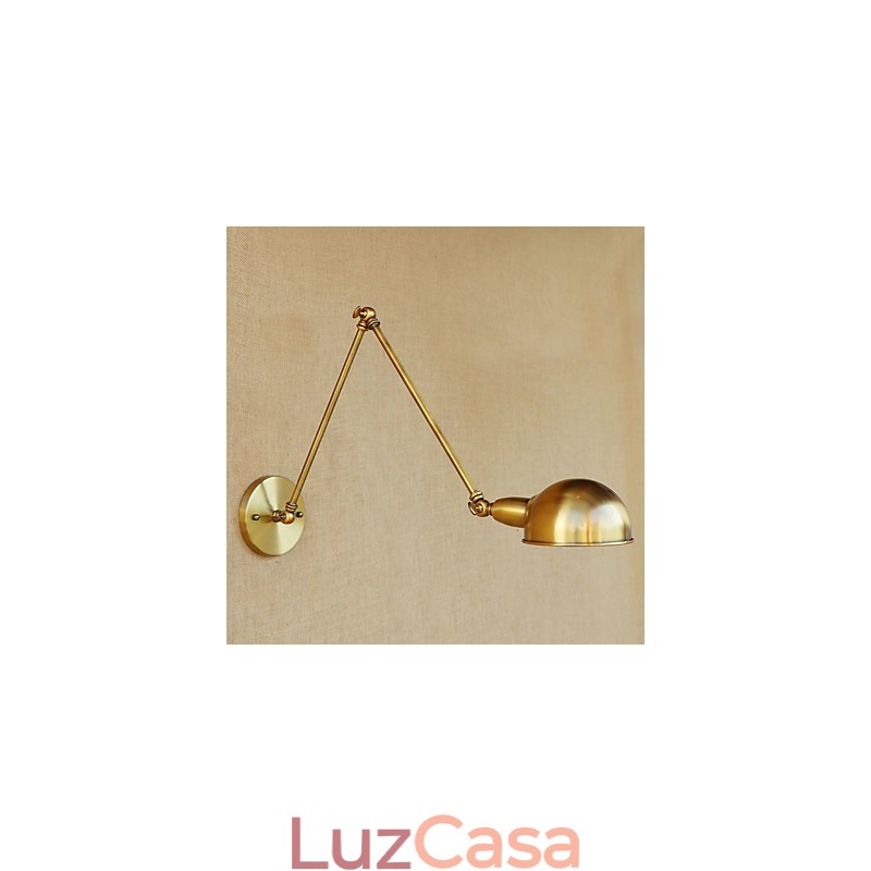 Recurso moderno contemporâneo retrô galvanizado para proteção ocular de braço oscilante, luz ambiente