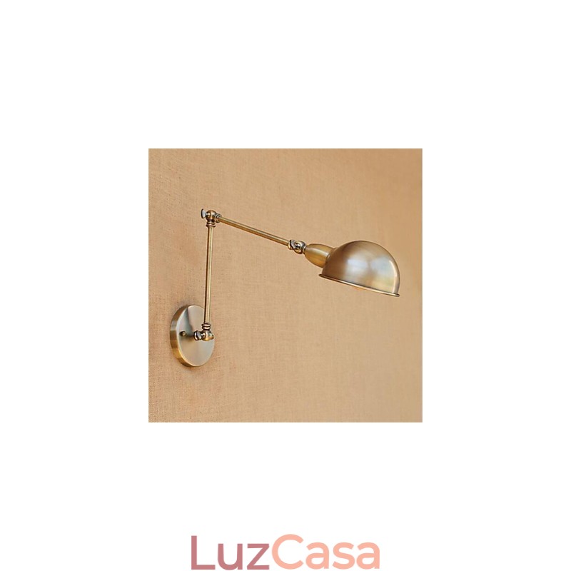 Recurso moderno contemporâneo retrô galvanizado para proteção ocular de braço oscilante, luz ambiente