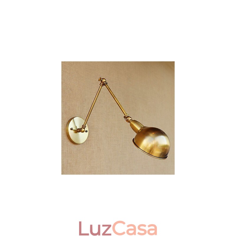 Recurso moderno contemporâneo retrô galvanizado para proteção ocular de braço oscilante, luz ambiente