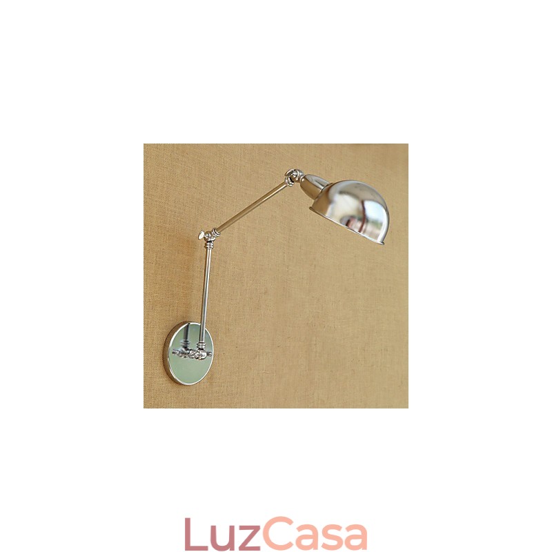 Recurso moderno contemporâneo retrô galvanizado para proteção ocular de braço oscilante, luz ambiente