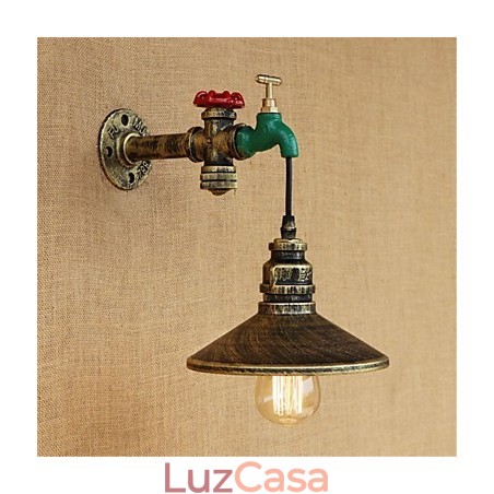 Novidade Country Recurso de pintura retrô para arandelas de parede de luz ambiente estilo mini Novidade Country Recurso de pintura retrô para arandelas de parede de luz ambiente estilo mini