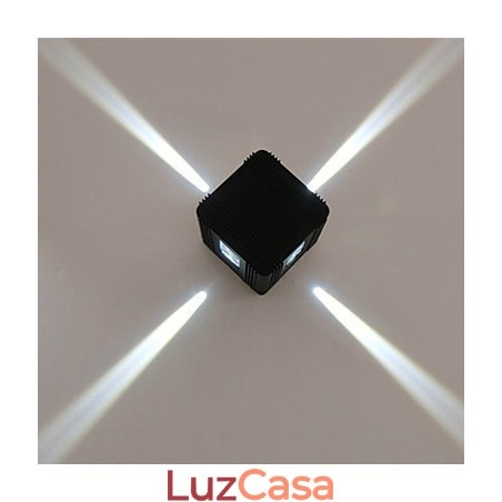 Luminária de parede de alumínio moderna com montagem embutida, decoração de parede Luminária de parede de alumínio moderna com montagem embutida, decoração de parede