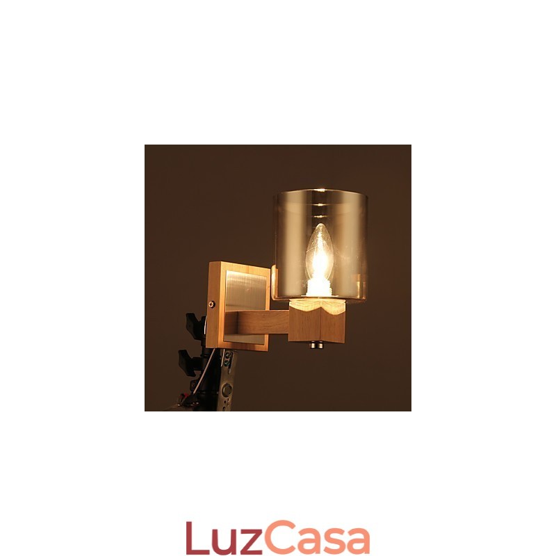 Luminária de parede de vidro Moderna Contemporânea Outros Característica para Estilo Mini Arandelas de parede de luz ambiente Luminária de parede