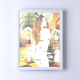 Pintura moderna contemporânea integrada, recurso de pintura contemporânea para arandelas de parede com luz ambiente