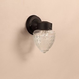 Acabamento em óxido preto contemporâneo moderno para arandelas de parede estilo mini com luz ambiente