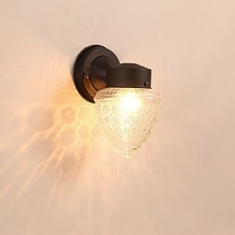 Acabamento em óxido preto contemporâneo moderno para arandelas de parede estilo mini com luz ambiente