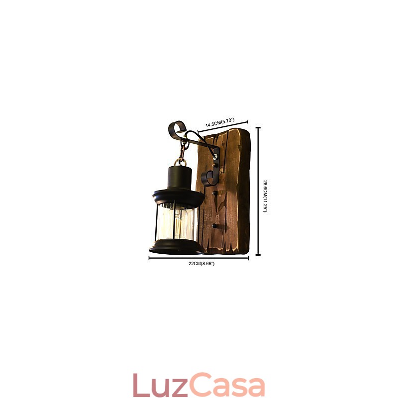Pintura Clássica Tradicional Rústica Lodge Recurso para Luzes de Parede Downlight Luz de Parede