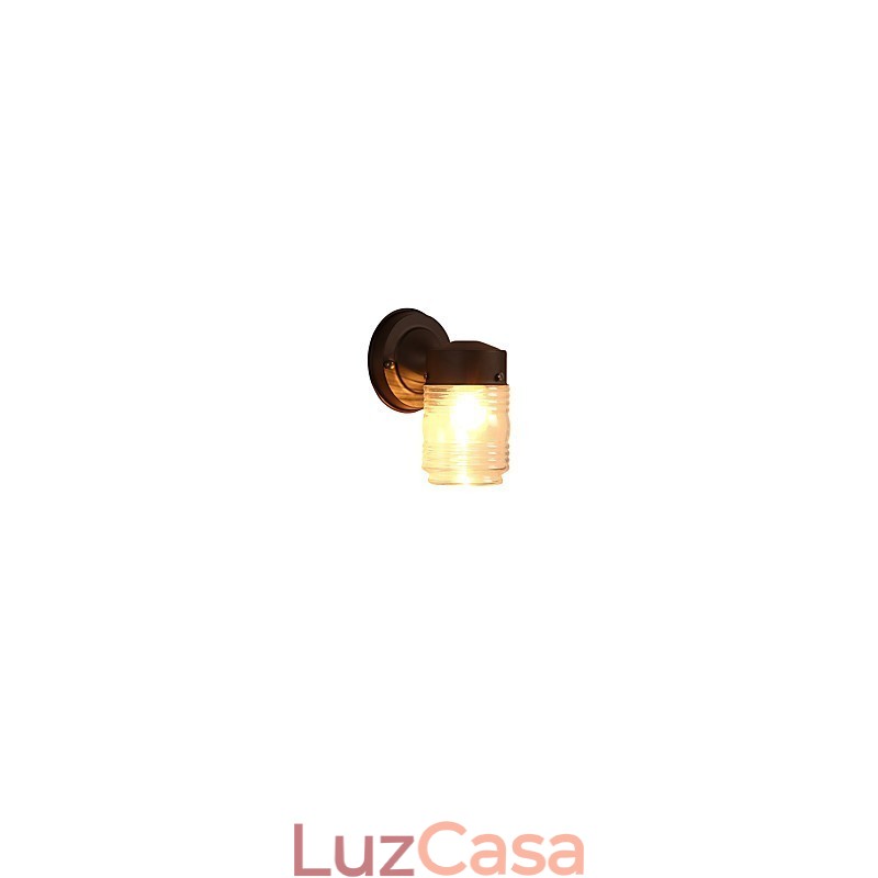 Luminária de parede moderna contemporânea com acabamento em óxido preto para arandelas de parede com luz ambiente estilo mini