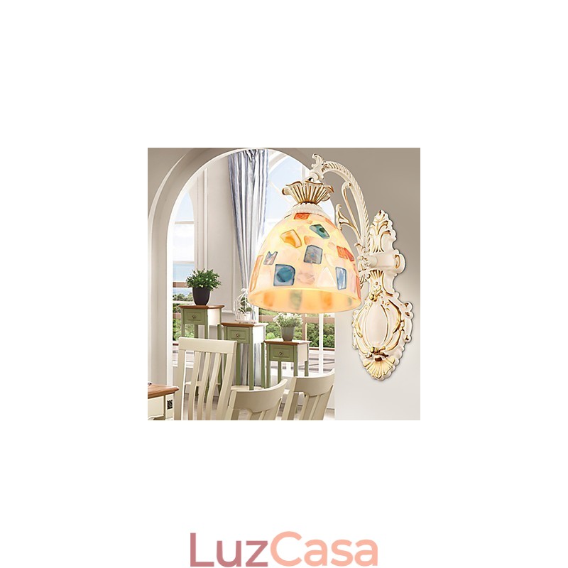 Pintura rústica de chalé para arandelas de parede downlight