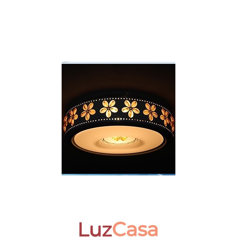 Luminárias de teto modernas em formato de ferro com 2 cabeças