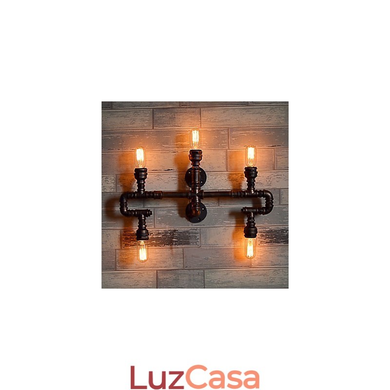 Pintura moderna contemporânea integrada, recurso de pintura contemporânea para arandelas de parede com luz ambiente
