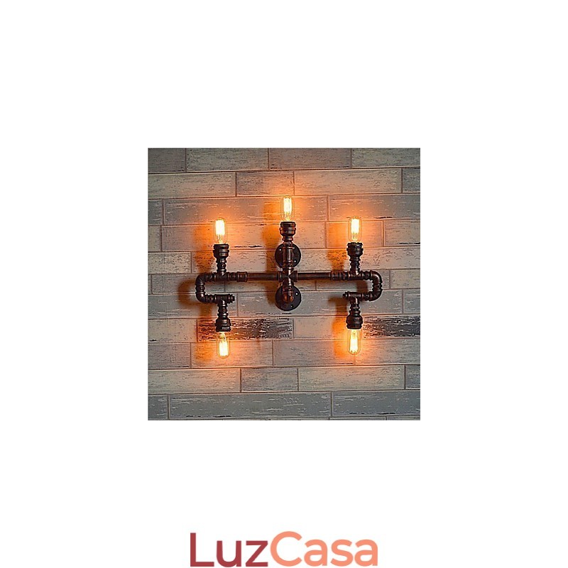 Pintura moderna contemporânea integrada, recurso de pintura contemporânea para arandelas de parede com luz ambiente