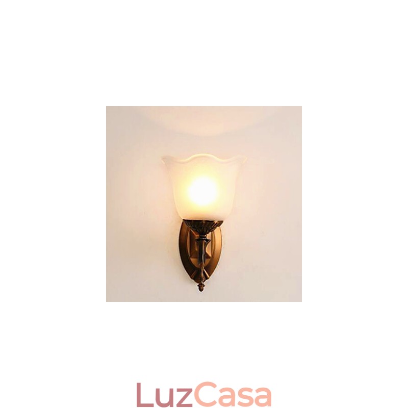 Luminárias de parede estilo europeu ou americano, modernas e contemporâneas, galvanizadas, para proteção dos olhos