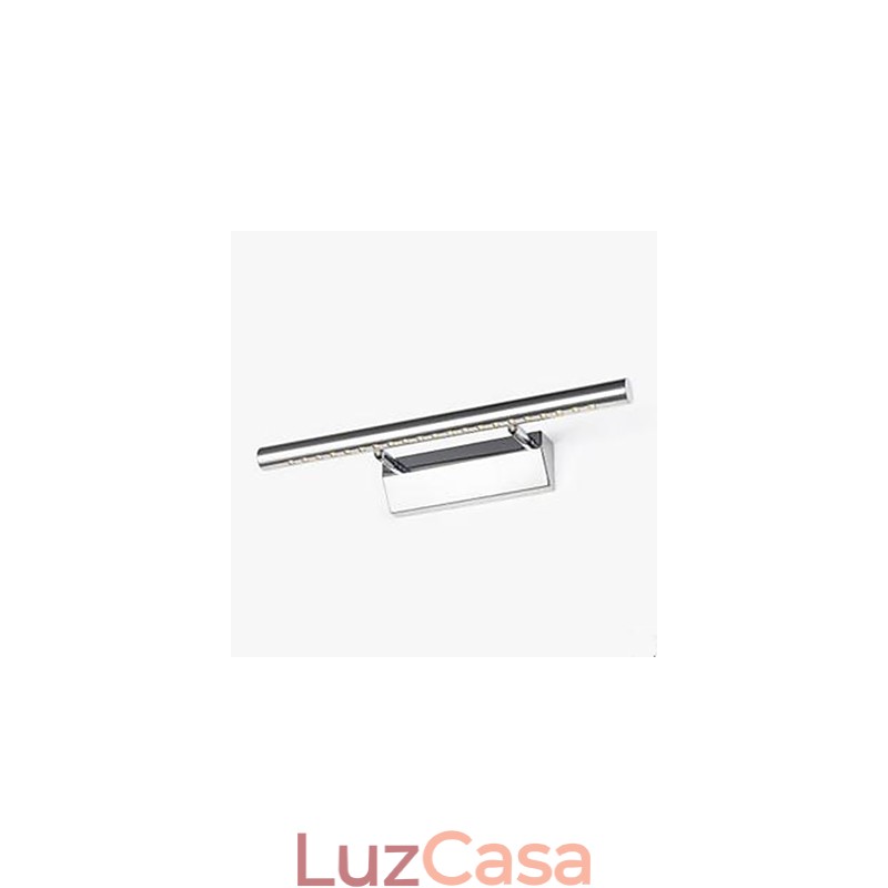Recurso de aço inoxidável para iluminação de banheiro com luz ambiente Luz de parede