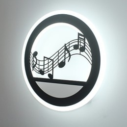 Luminária de parede criativa para cabeceira de quarto, luminária de acrílico para corredor de entrada, lâmpada simples e moderna para escada e varanda