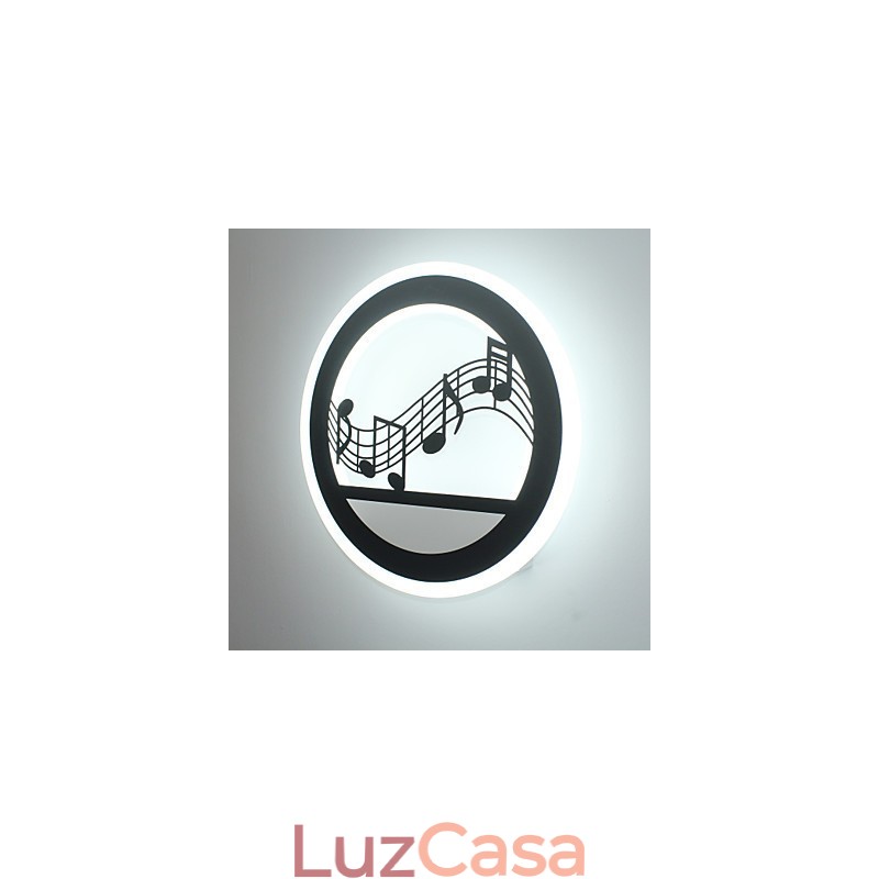 Luminária de parede criativa para cabeceira de quarto, luminária de acrílico para corredor de entrada, lâmpada simples e moderna para escada e varanda