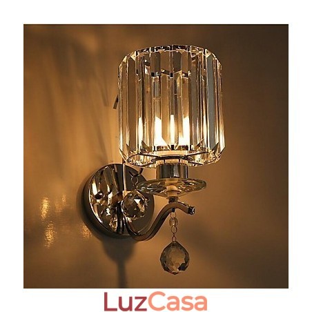 Cristal Moderno Contemporâneo Galvanizado Destaque Uplight Arandelas de Parede Luz de Parede Cristal Moderno Contemporâneo Galvanizado Destaque Uplight Arandelas de Parede Luz de Parede