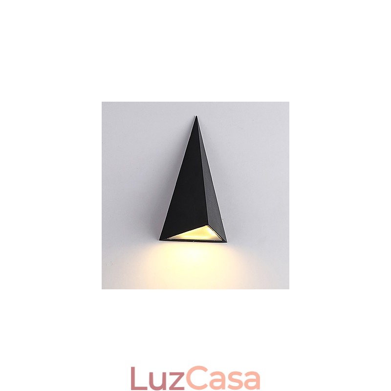 Novidade integrada, recurso moderno e contemporâneo para arandelas de parede de luz ambiente estilo mini, luminária de parede externa à prova d'água