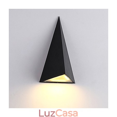 Novidade integrada, recurso moderno e contemporâneo para arandelas de parede de luz ambiente estilo mini, luminária de parede externa à prova d'água