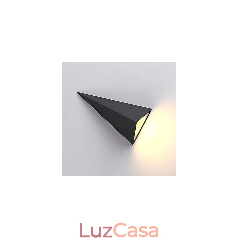 Novidade integrada, recurso moderno e contemporâneo para arandelas de parede de luz ambiente estilo mini, luminária de parede externa à prova d'água