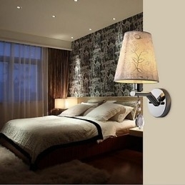 Cristal Moderno Contemporâneo Outros Destaque Uplight Wall Sconces Luz de Parede