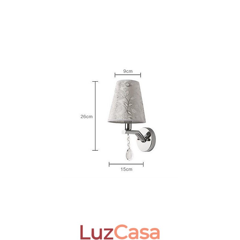 Cristal Moderno Contemporâneo Outros Destaque Uplight Wall Sconces Luz de Parede