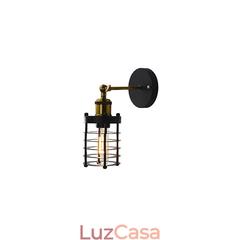 Pintura retrô country vintage simples para arandelas de parede com luz ambiente estilo mini