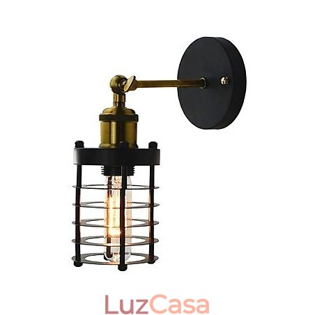 Pintura retrô country vintage simples para arandelas de parede com luz ambiente estilo mini