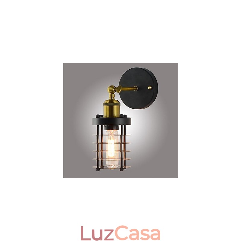 Pintura retrô country vintage simples para arandelas de parede com luz ambiente estilo mini