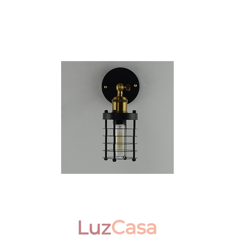 Pintura retrô country vintage simples para arandelas de parede com luz ambiente estilo mini