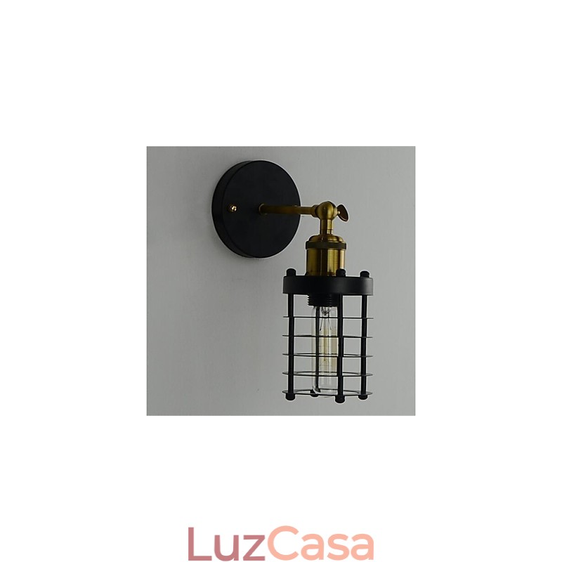 Pintura retrô country vintage simples para arandelas de parede com luz ambiente estilo mini
