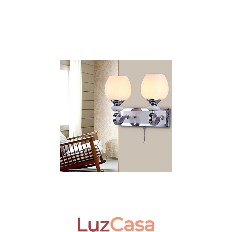 Luminária de parede moderna contemporânea galvanizada Uplight