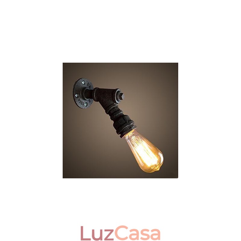 Pintura rústica de chalé para arandelas de parede Arc Ambient Light