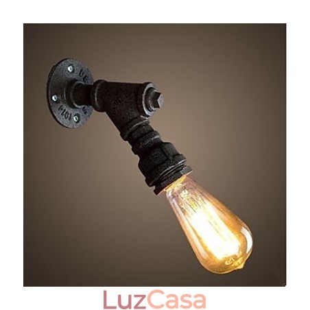 Pintura rústica de chalé para arandelas de parede Arc Ambient Light