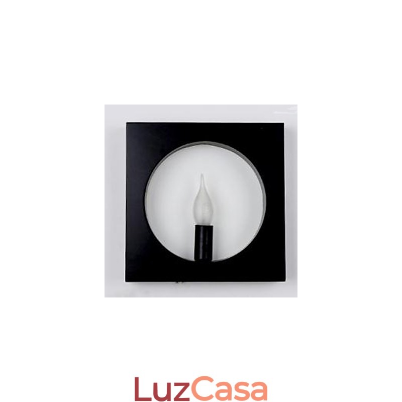Luminária de parede moderna e simples com arte em ferro, fundo criativo para sala de estar, cabeceira da cama, moldura quadrada, decoração, lâmpadas e lanternas