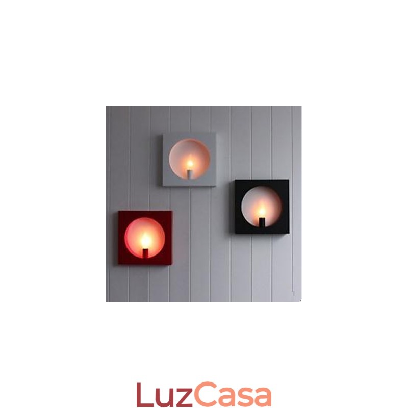 Luminária de parede moderna e simples com arte em ferro, fundo criativo para sala de estar, cabeceira da cama, moldura quadrada, decoração, lâmpadas e lanternas