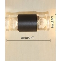Recurso simples integrado para arandelas de parede com luz ambiente