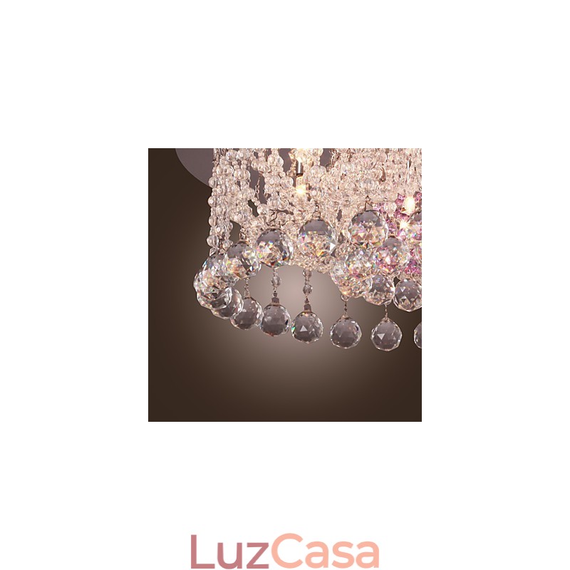 Lustre de Cristal de Luxo com 12 luzes Louis Design