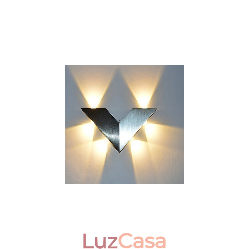 Novidade para arandelas de parede estilo mini com vários tons e luz ambiente