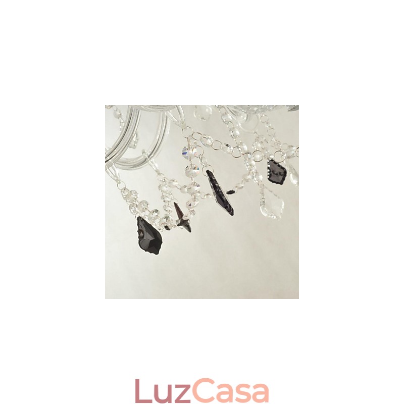 Lustre de cristal moderno e contemporâneo