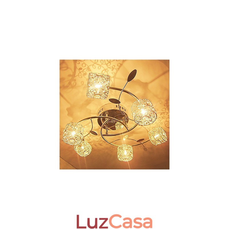 Moderno Contemporâneo Cristal Galvanizado Montagem Embutida